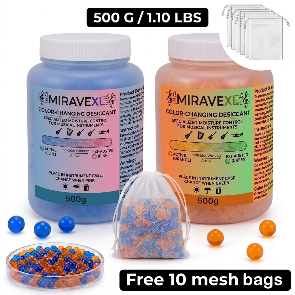 Musical Instrument Organ - MIRAVEXL Color Change Silica Gel Desiccant