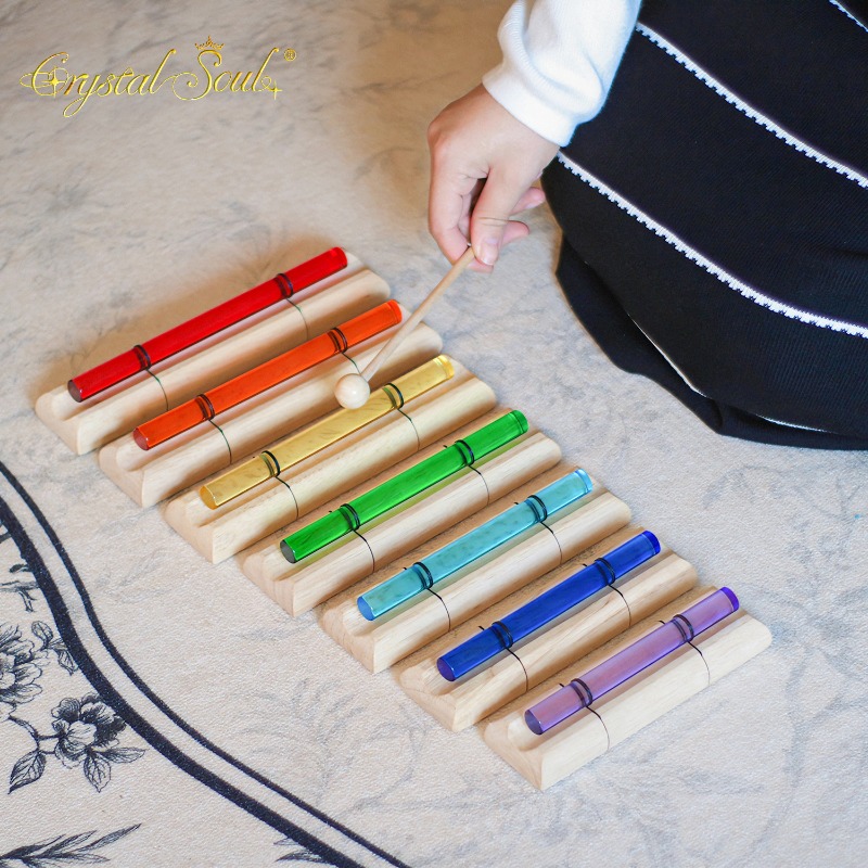 Musical Instrument Chimes - 432HZ Crystal Sound Bundles C7-B7 7