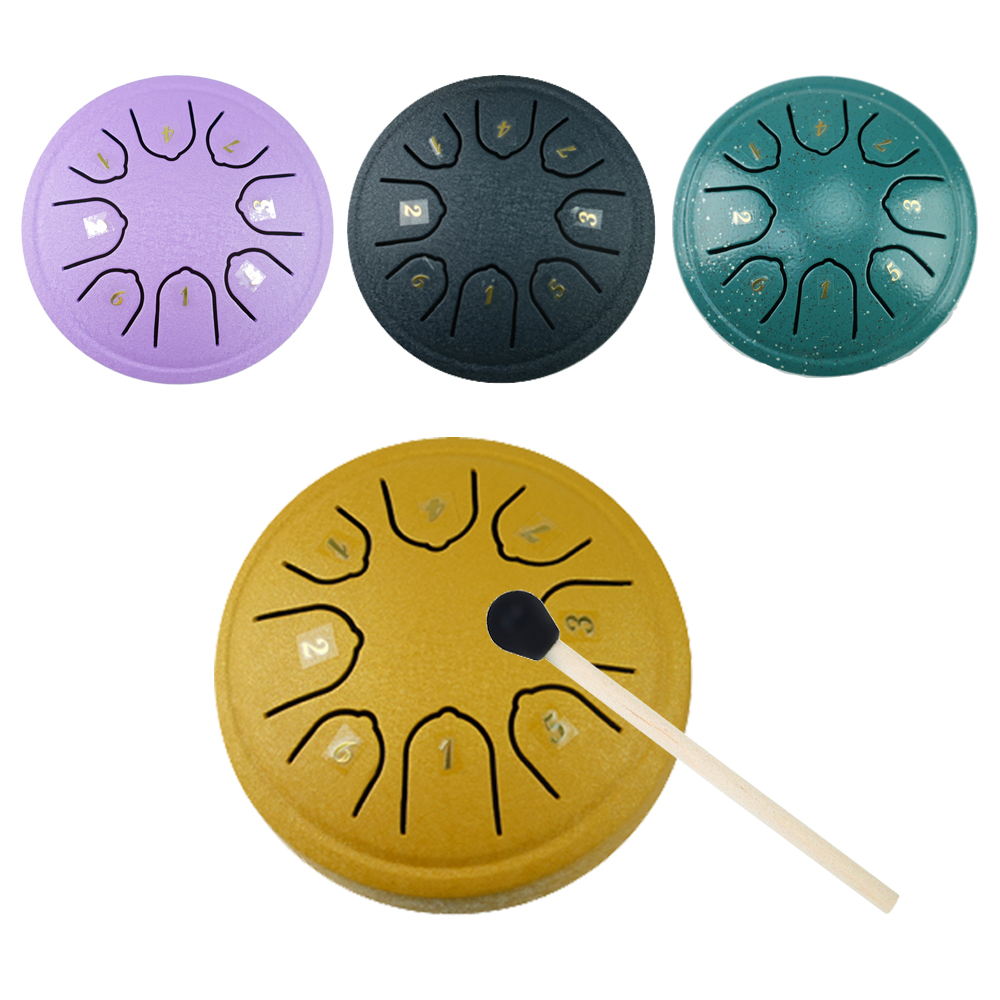 Tongue Drum Steel - 4.5 Inch 8-tone Tongue Drum Steel