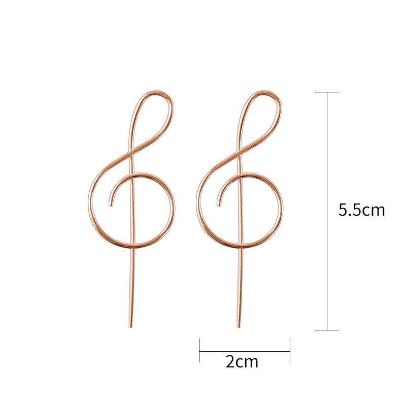 2021 Trendy Music Symbol Earri - Musical Instrument Symbols review and price