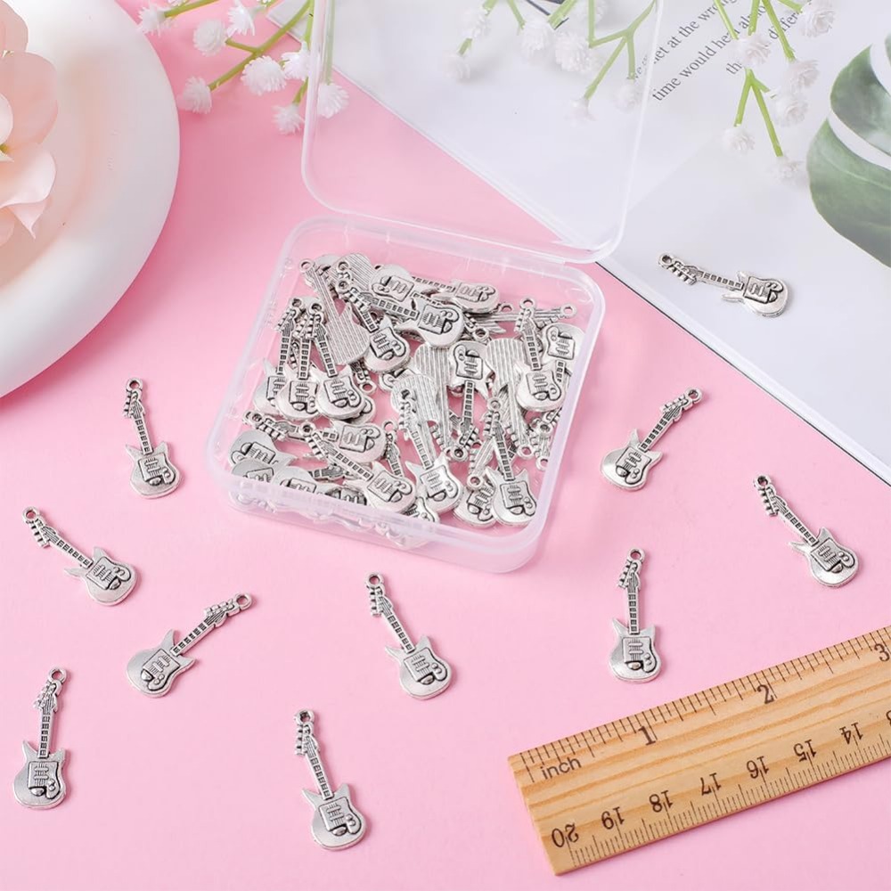 1 Box 50Pcs Vintage Guitar Cha - Musical Instrument Guitar review and price