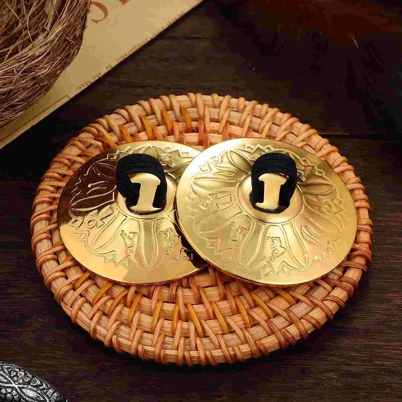 2PCS Copper Finger Cymbals Bel - Musical Instrument Zills review and price