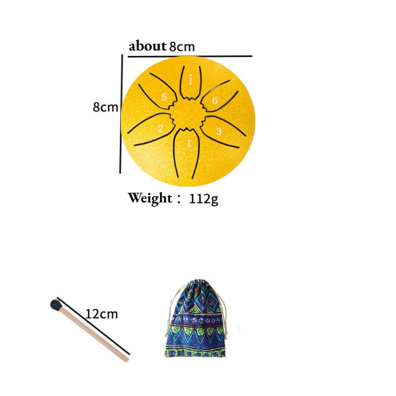 Steel Tongue Drum Portable Rai - Tongue Drum Steel review and price