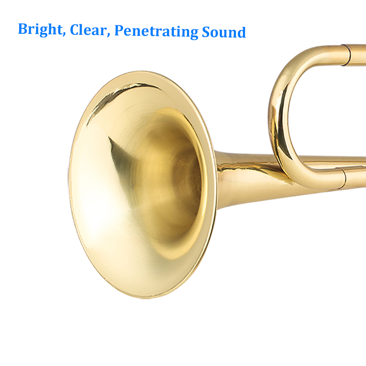 Brass C Bugle Call Gold-Plated - Musical Instrument Cornet review and price