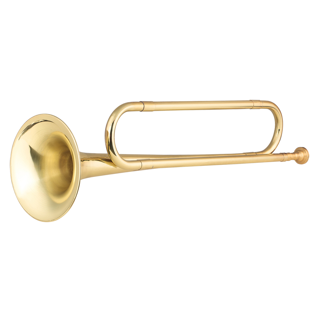 Brass C Bugle Call Gold-Plated - Musical Instrument Cornet review and price
