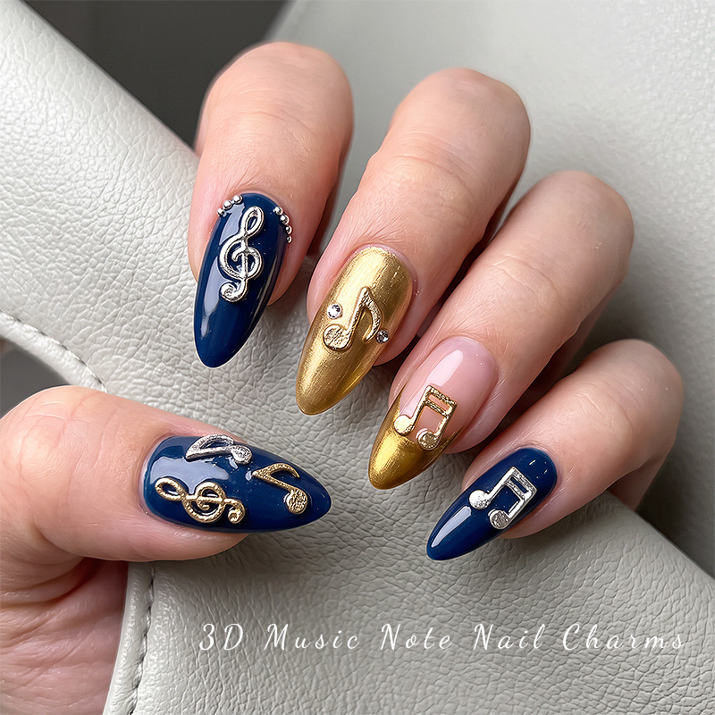 30PCS 3D Metal Music Note Nail - Musical Instrument Symbols review and price
