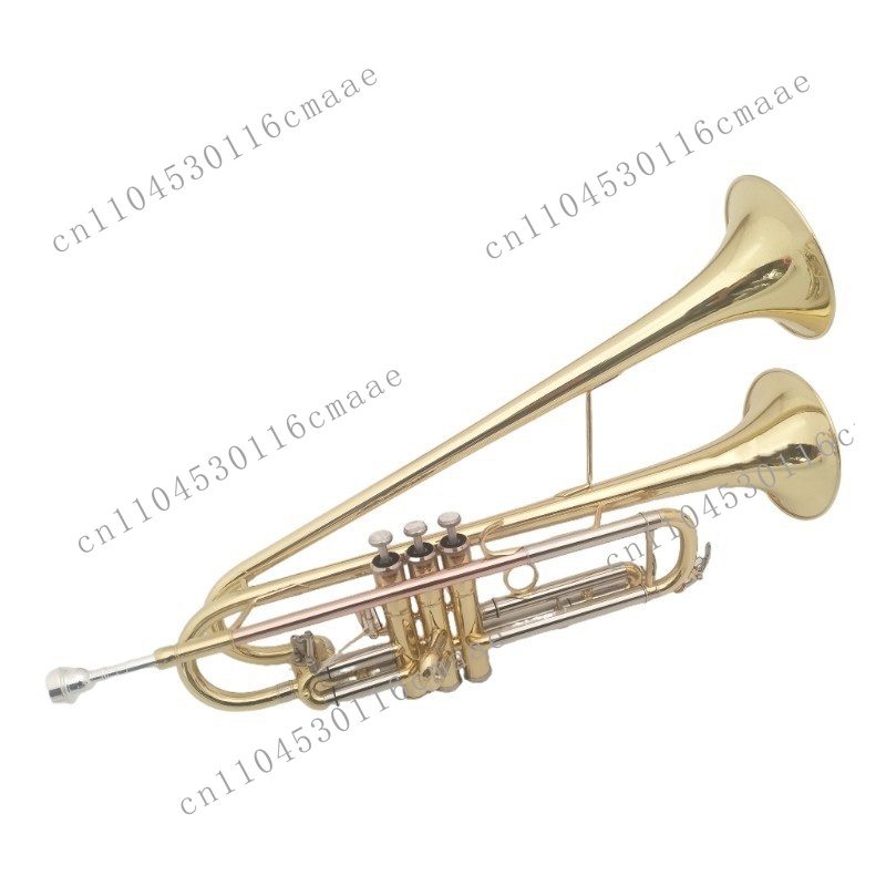 Brass Double Horn Trumpet Musi - Musical Instrument Manufacturers review and price