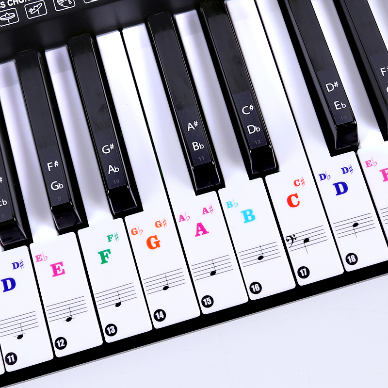 Transparent Piano Keyboard Sti - Musical Instrument Symbols review and price