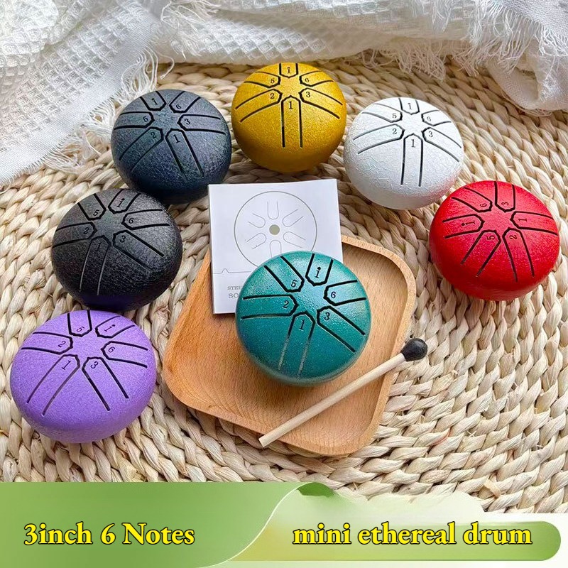Mini 3 Inches 6 Notes Steel To - Tongue Drum Steel review and price