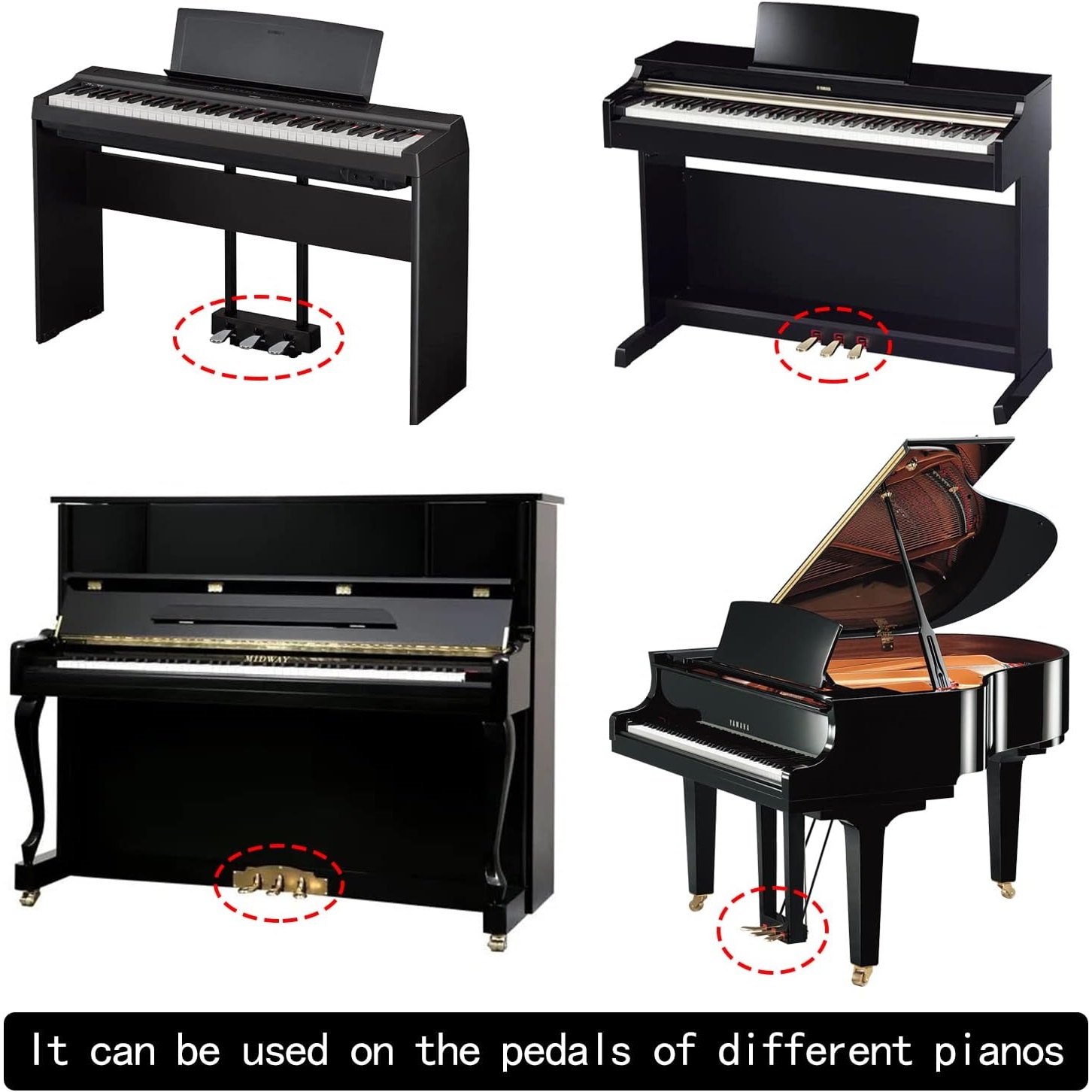 Piano Covers Pedal Sleeves, Pe - Musical Instrument Like Piano review and price