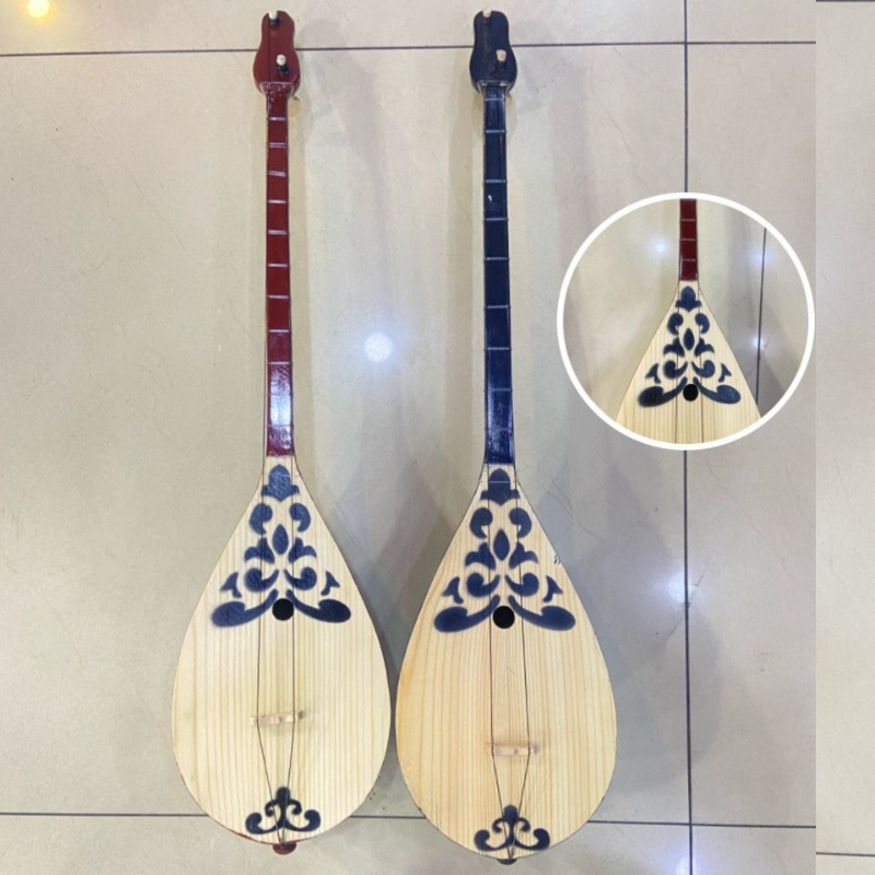 80CM Dombra 2 String Kazakh Et - Musical Instrument Drawing review and price