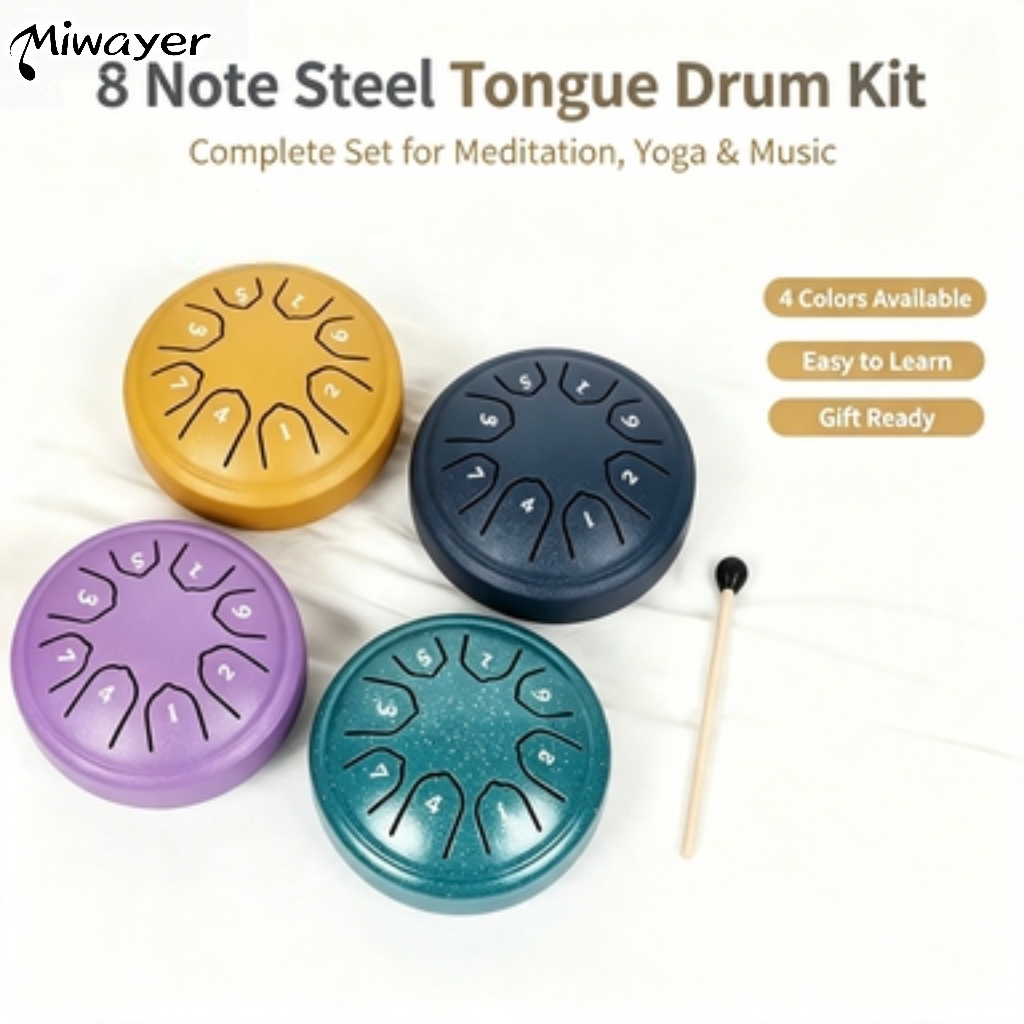 Miwayer 8 Tone 4.5 Inch Steel  - Tongue Drum Steel review and price