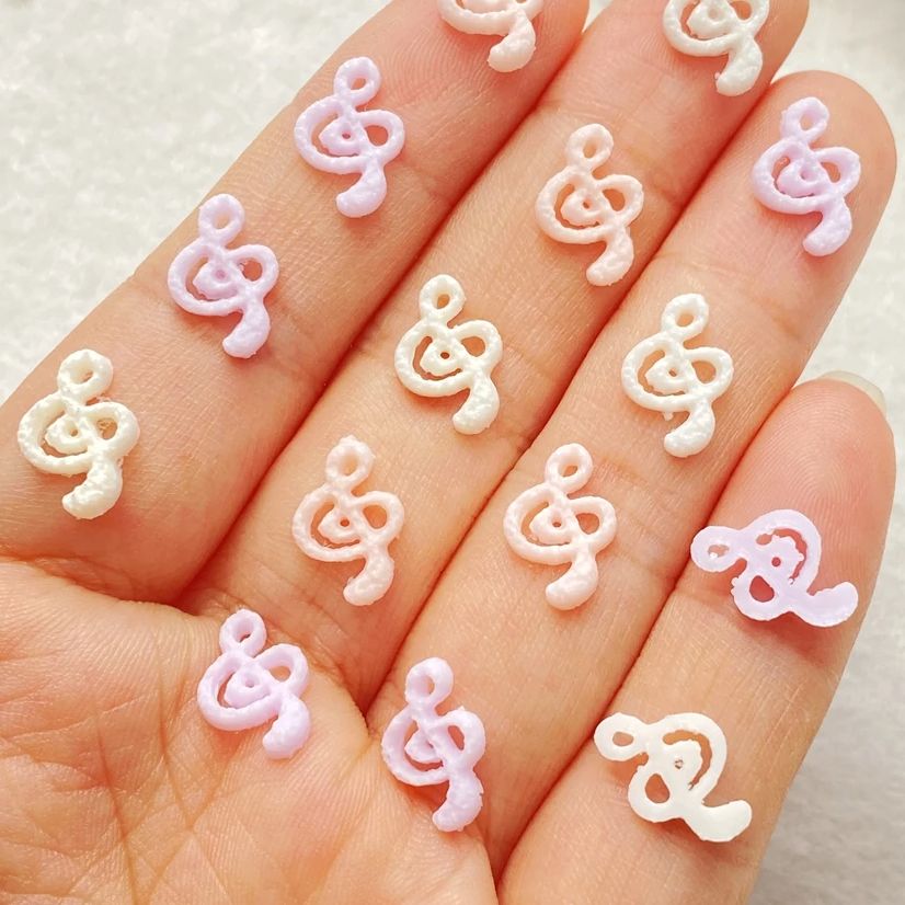 50pcs Mix Resin Mini Pink Musi - Musical Instrument Symbols review and price