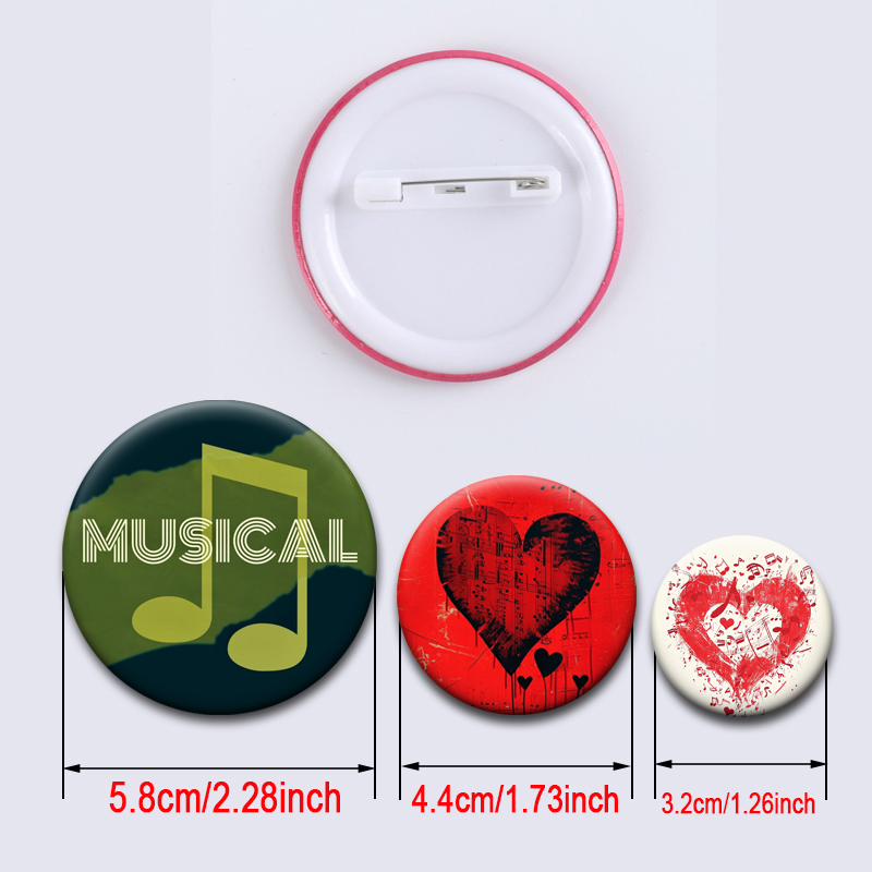 Musical Note Creative Badge I  - Musical Instrument Symbols review and price