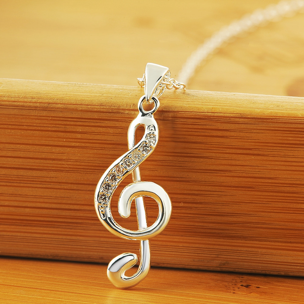 45CM 18inches 925 silver neckl - Musical Instrument Symbols review and price